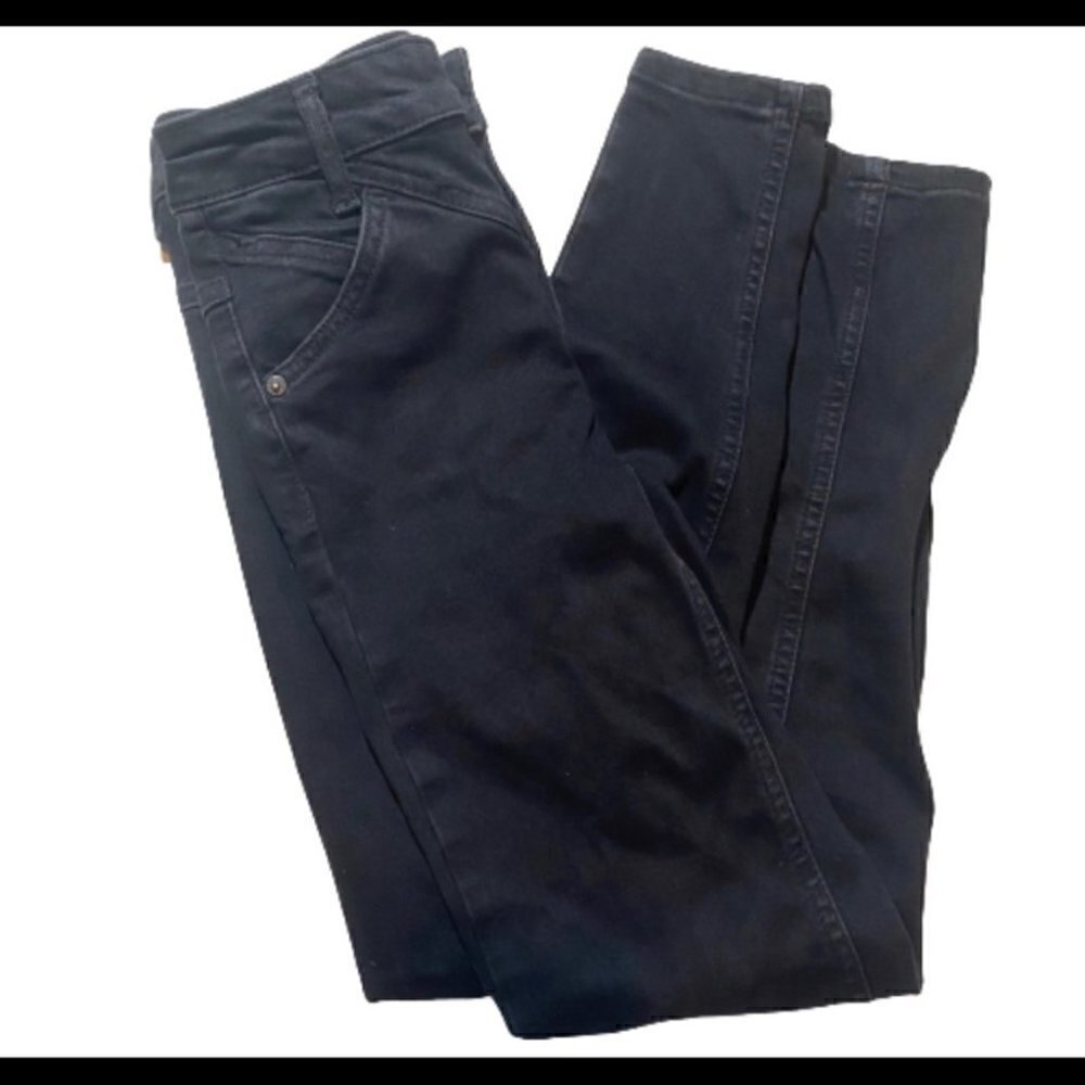 Free People Black Skinny Jeans Size 24